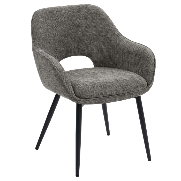 KATARINA | Hotel Stuhl | Stoff/Textil | Grau