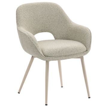 KATARINA | Hotel Stuhl | Teddystoff | Beige