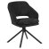 Kiara | Hotel Stuhl | Schwarz | Stoff/Textil | Drehfuß