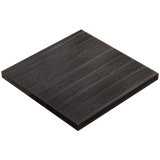 KT | Bistro Tisch | B:T 140 x 140 cm | H 77 cm | Schwarz | Gestell: Schwarz | Ø 68 cm