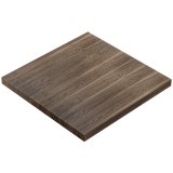 KT | Bistro Tisch | B:T 140 x 140 cm | H 77 cm | Walnuß | Gestell: Schwarz | Ø 68 cm