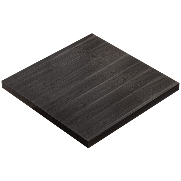 KUBA | Gastro tafelblad | 140 x 140 cm | 6cm | Zwart
