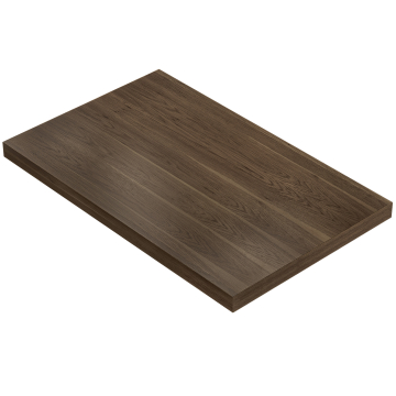 KUBA | Gastro Tischplatte | 160 x 90 cm | 6cm | Walnuß