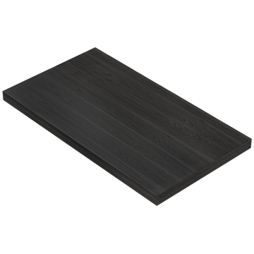 KUBA | Gastro bordsskiva | 180 x 90 cm | 6 cm | Svart