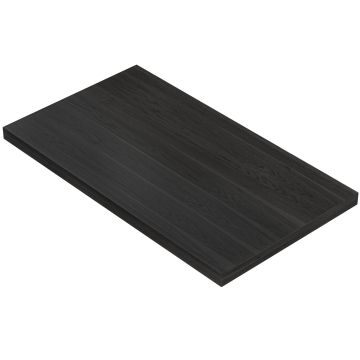 KUBA | Gastro Bordsskiva | 200 x 100 cm | 6 cm | Svart
