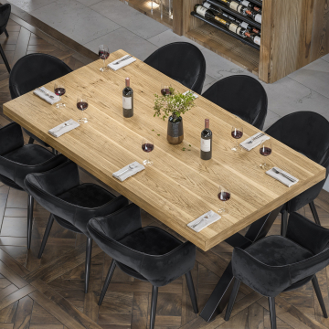 KUBA | Gastro Tischplatte | 230 x 110 cm | 6cm | Eiche