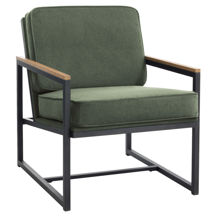 KYLA | Designer Sessel | Samt | Grün