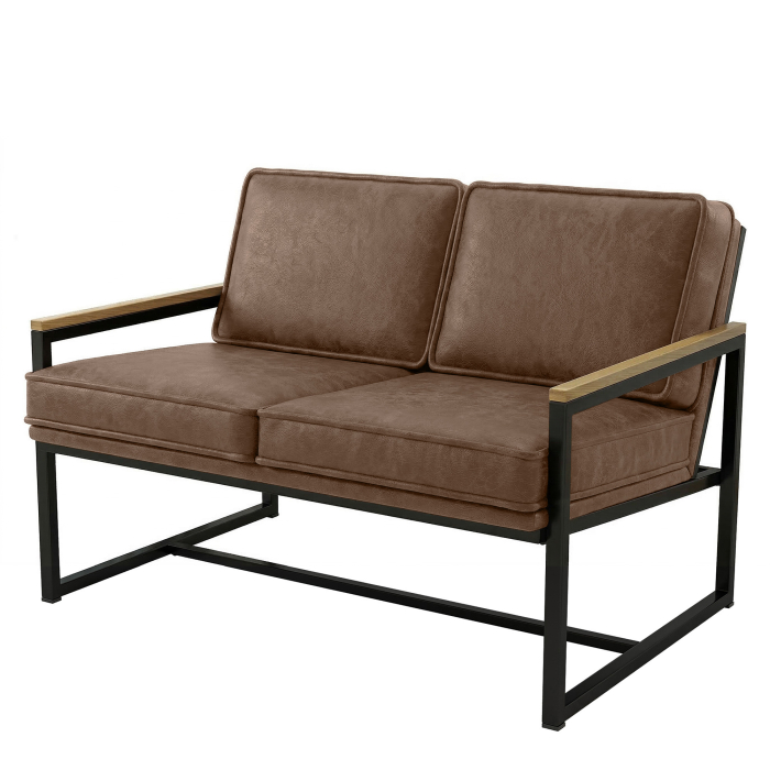 KYLA | Designer Sitzbank | Leder | Braun