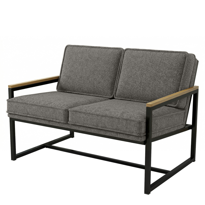 KYLA | Designer Sitzbank | Textil/Stoff | Grau