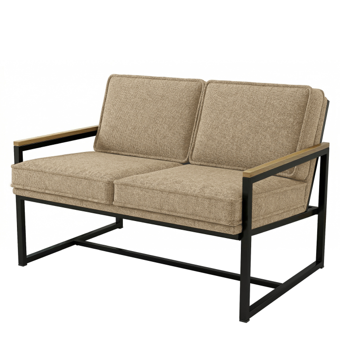 KYLA | Designer Sitzbank | Textil/Stoff | Taupe