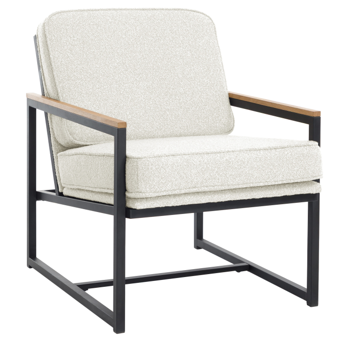 KYLA | Designer Sessel | Teddystoff | Creme