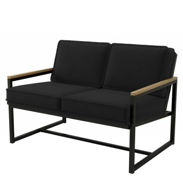 KYLA | Designer Sitzbank | Samt | Schwarz