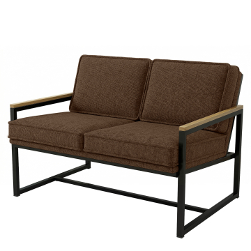 KYLA | Designer Sitzbank | Textil/Stoff | Braun