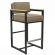 KYLA | Gastro Barstool | Textile/Fabric | Taupe