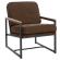 KYLA | Fauteuil de designer | Tissu/Textile | Brun