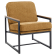 KYLA | Fauteuil de designer | Tissu / Textile | Marron Miel