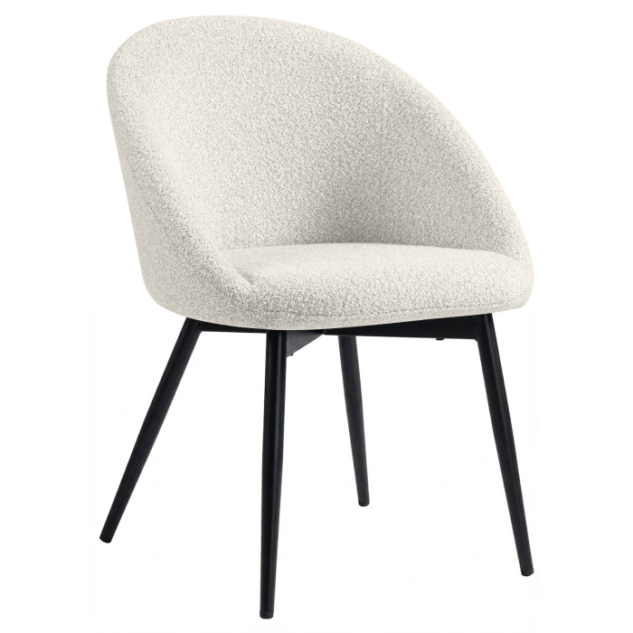 Lauren | Hotel Chair | Cream | Teddy Fabric