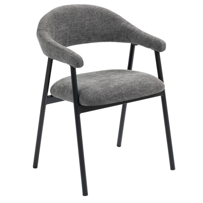 LARA | Hotel Chair | Fabric/Textile | Grey