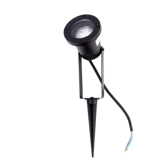 LARS jordspydvarmer svart Ø90xH350mm 1x35W GU10 IP54
