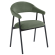 LARA | Silla de hotel | Terciopelo | Verde