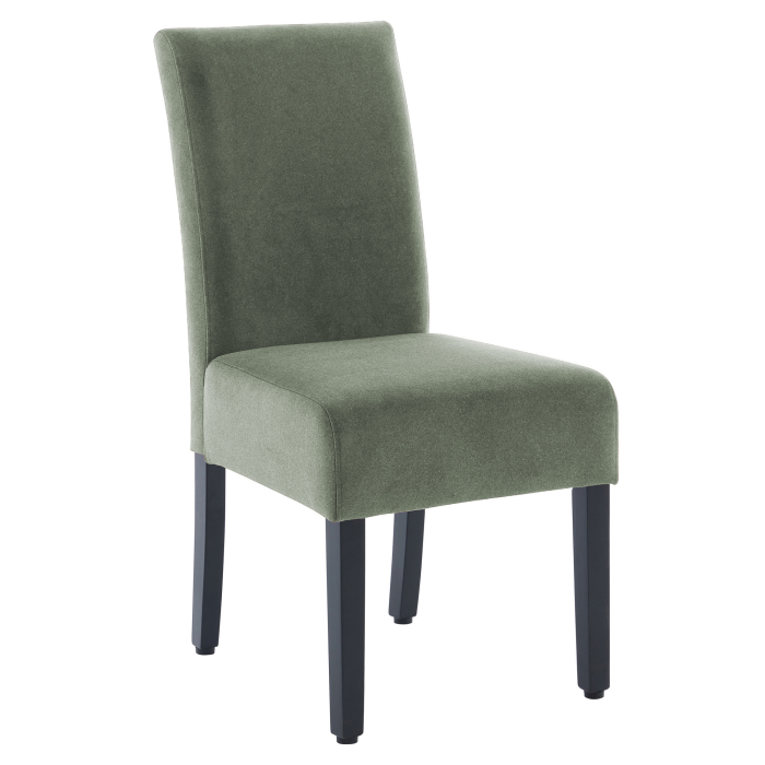 LEO BIG | Krzesło bistro | Zielony | Aksamit