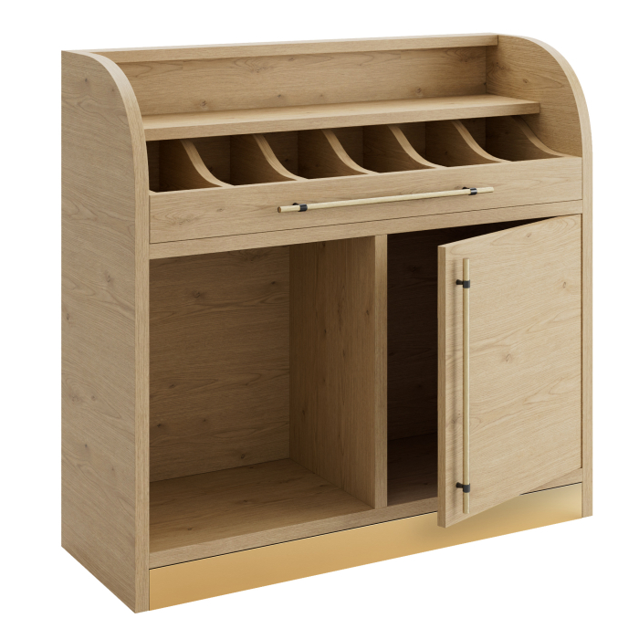 LEA | Besteckschrank | B:H 110 x 105 cm | Eiche  | 1xTür
