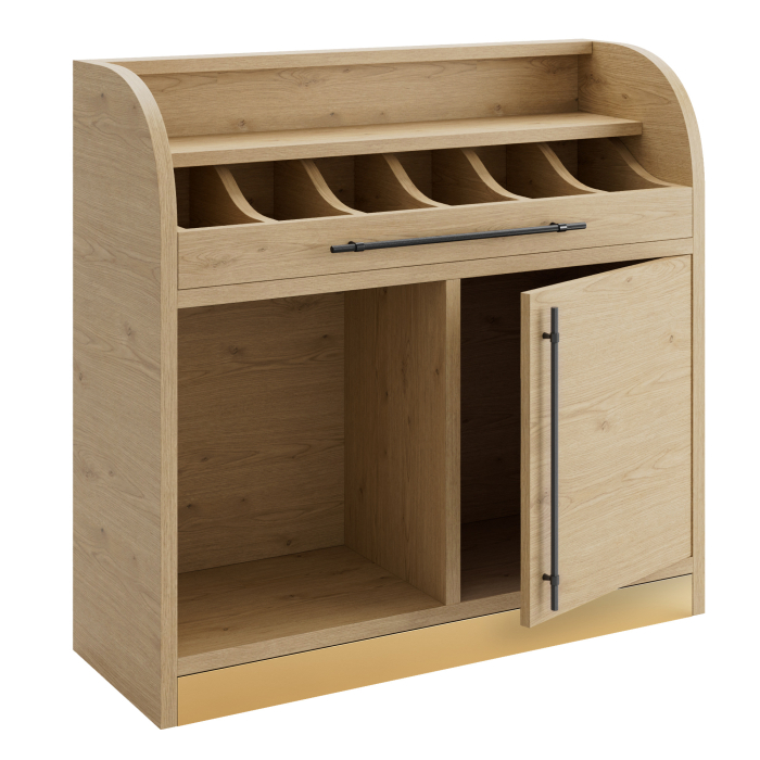 LEA | Besteckschrank | B:H 110 x 105 cm | Eiche  | 1xTür