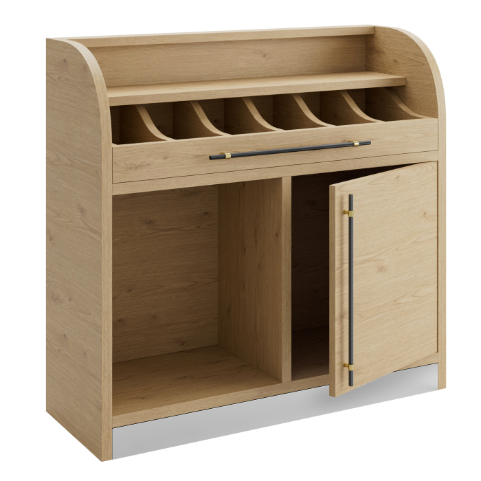 LEA | Besteckschrank | B:H 110 x 105 cm | Eiche  | 1xTür