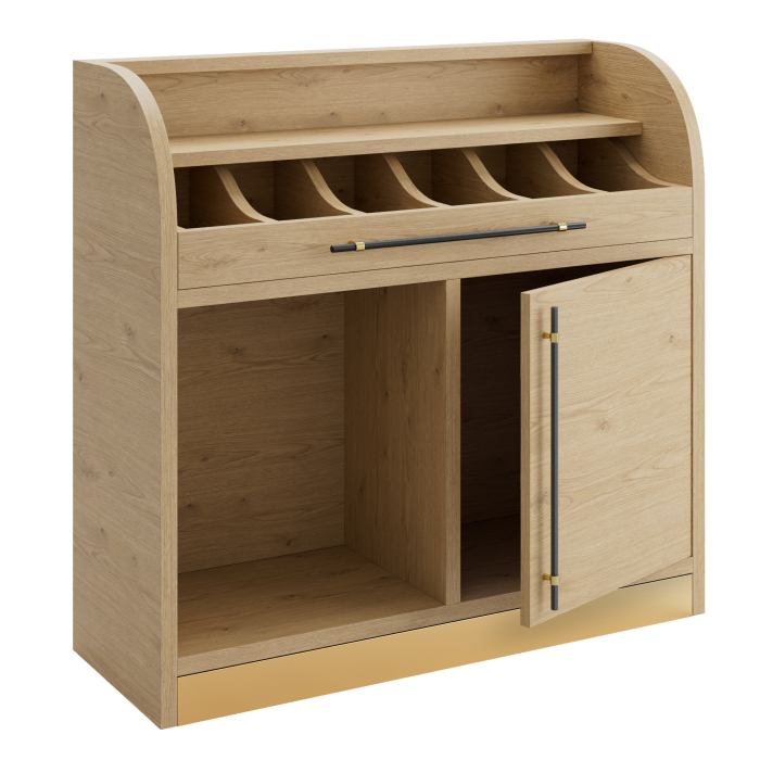 LEA | Besteckschrank | B:H 110 x 105 cm | Eiche  | 1xTür