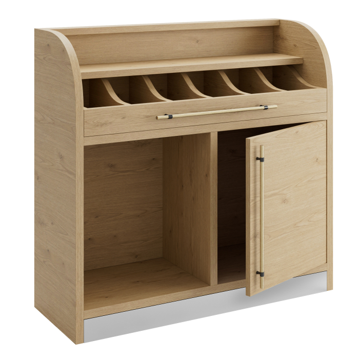 LEA | Besteckschrank | B:H 110 x 105 cm | Eiche  | 1xTür