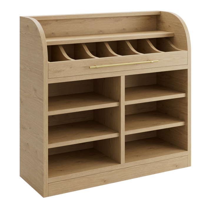 LEA | Besteckschrank | B:H 110 x 105 cm | Eiche | 4xBöden