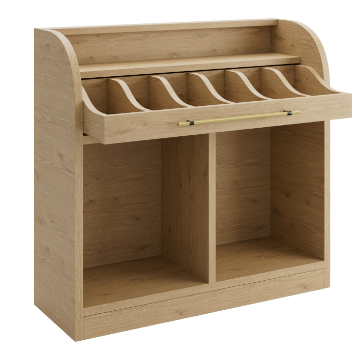 LEA | Besteckschrank | B:H 110 x 105 cm | Eiche | Soft-Close