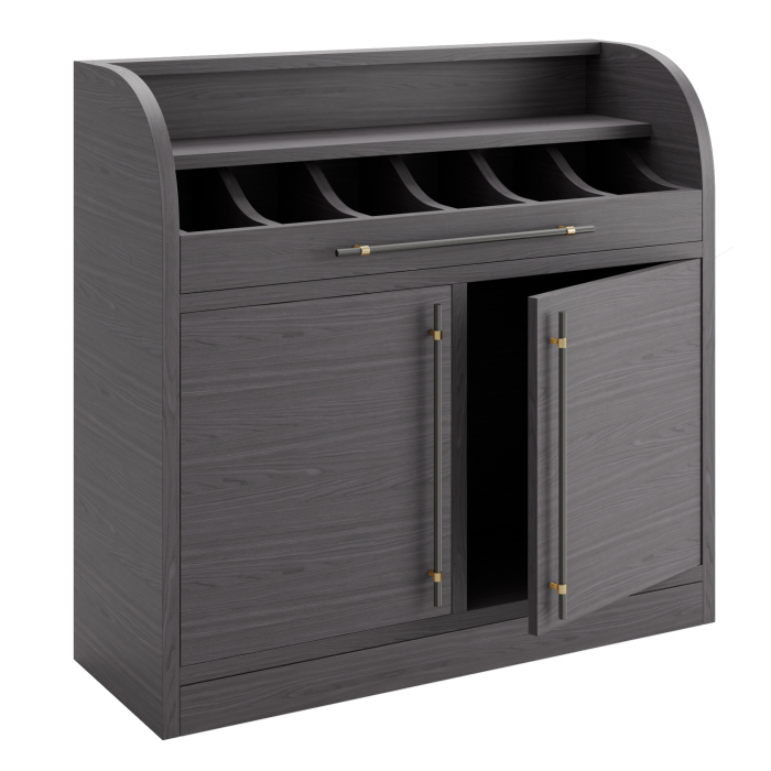 LEA | Besteckschrank | B:H 110 x 105 cm | Wenge | 2xTür 