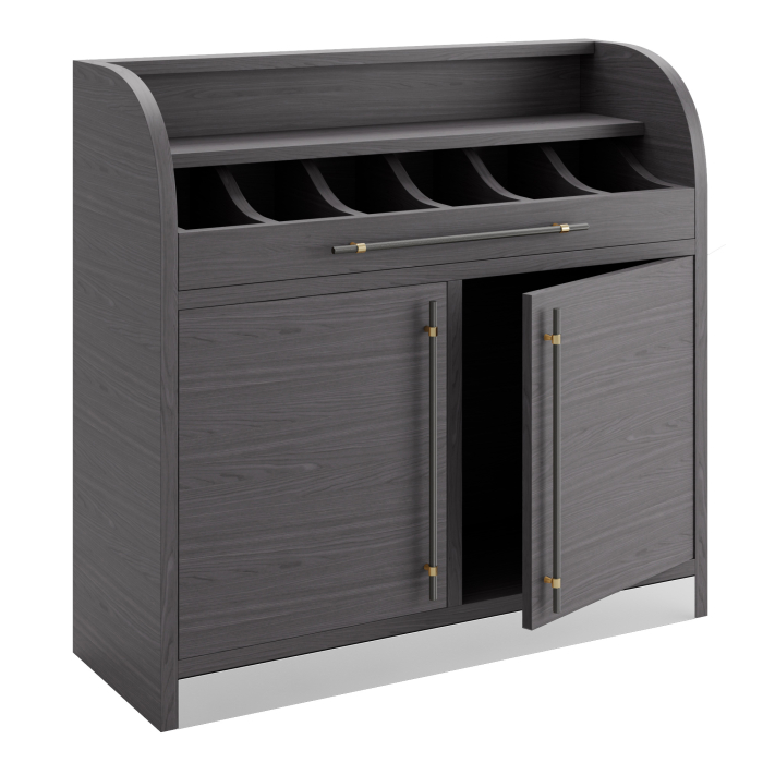 LEA | Besteckschrank | B:H 110 x 105 cm | Wenge | 2xTür 