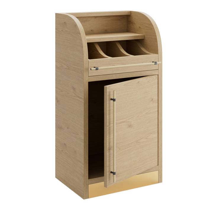LEA | Besteckschrank | B:H 55 x 105 cm | Eiche  | 1xTür