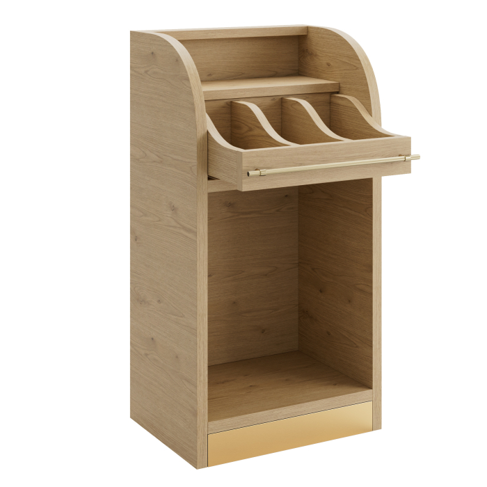 LEA | Besteckschrank | B:H 55 x 105 cm | Eiche | Soft-Close