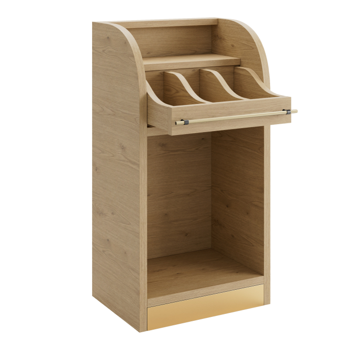 LEA | Besteckschrank | B:H 55 x 105 cm | Eiche | Soft-Close