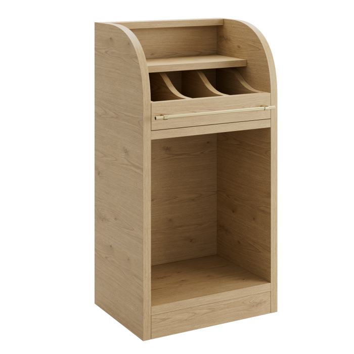 LEA | Besteckschrank | B:H 55 x 105 cm | Eiche