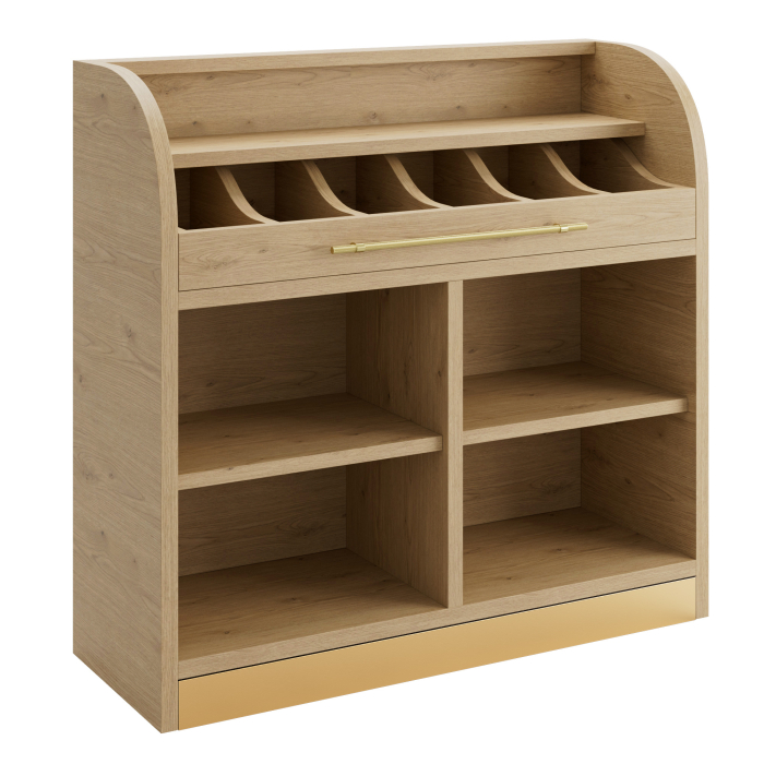 LEA | Besteckschrank | B:H 110 x 105 cm | Eiche | 2xBöden