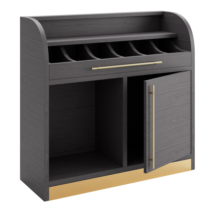 LEA | Besteckschrank | B:H 110 x 105 cm | Wenge  | 1xTür