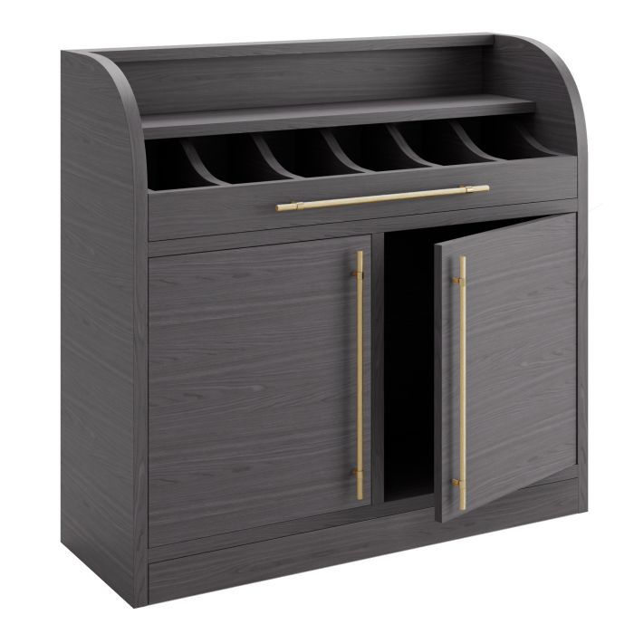 LEA | Besteckschrank | B:H 110 x 105 cm | Wenge | 2xTür 