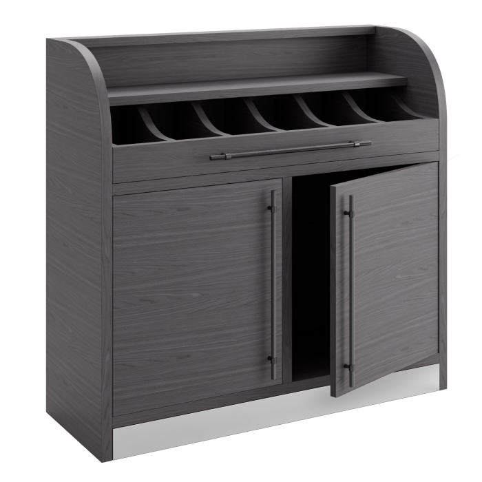LEA | Besteckschrank | B:H 110 x 105 cm | Wenge | 2xTür 