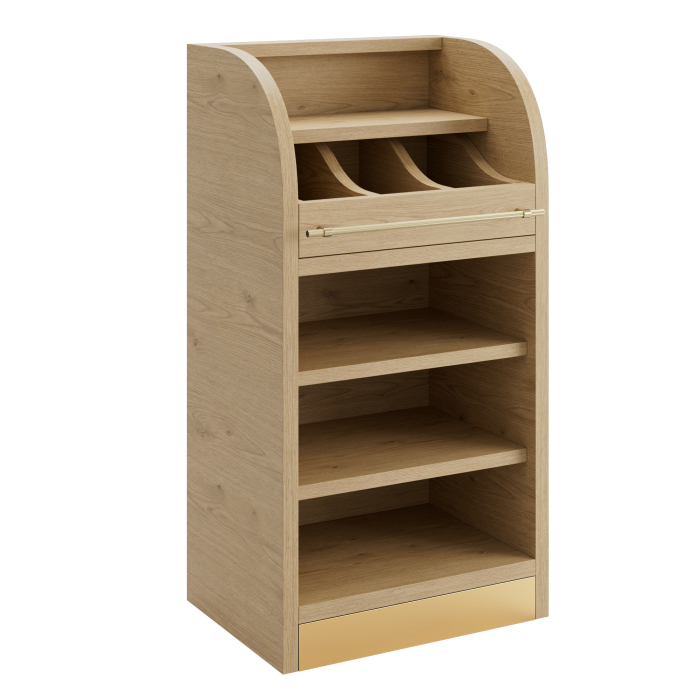 LEA | Besteckschrank | B:H 55 x 105 cm | Eiche | 2xBöden