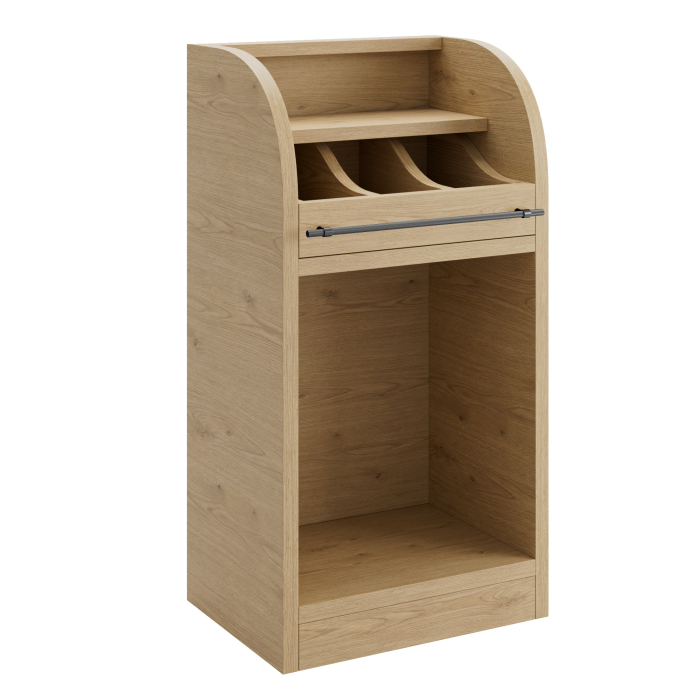 LEA | Armoire à couverts | H: 55 x 105 cm | Chêne