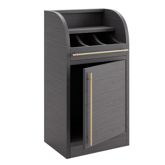 LEA | Besteckschrank | B:H 55 x 105 cm | Wenge  | 1xTür