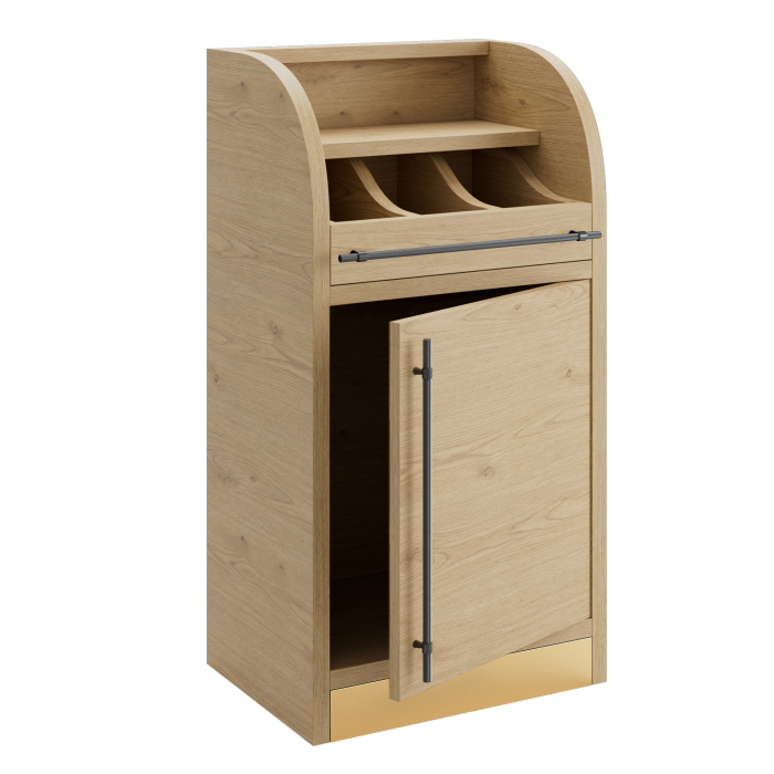 LEA | Besteckschrank | B:H 55 x 105 cm | Eiche  | 1xTür