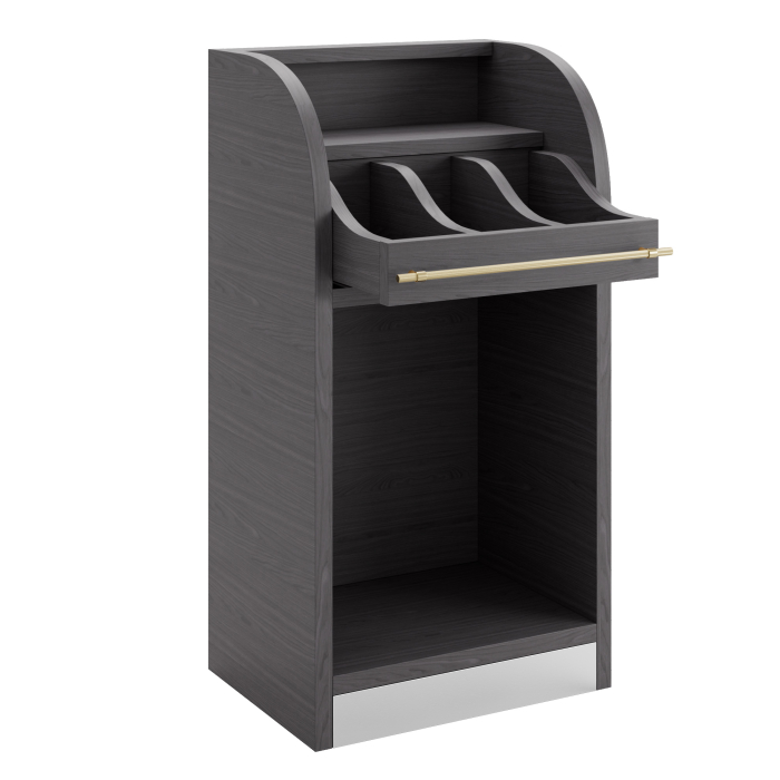 LEA | Besteckschrank | B:H 55 x 105 cm | Wenge | Soft-Close
