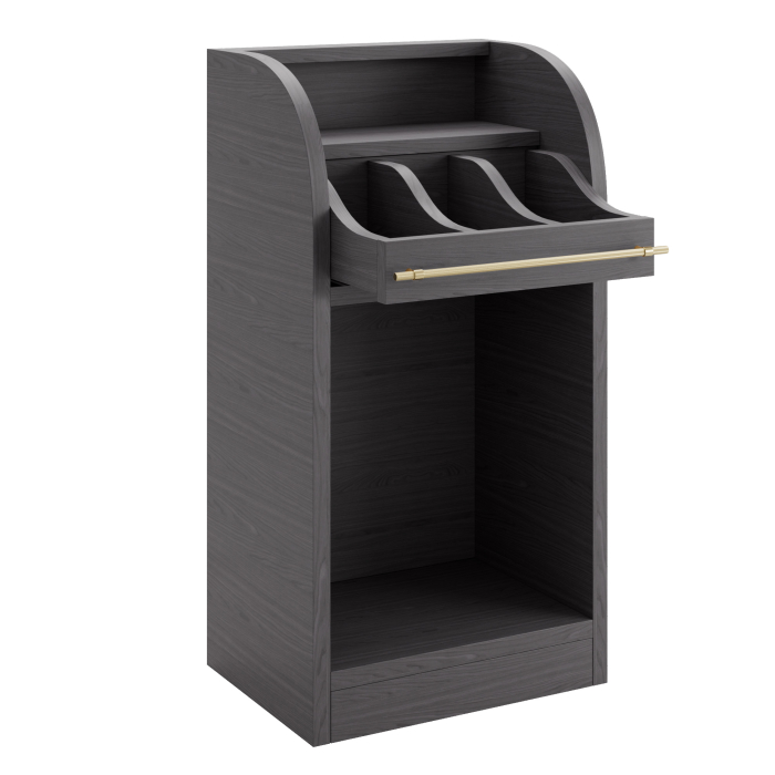 LEA | Besteckschrank | B:H 55 x 105 cm | Wenge | Soft-Close