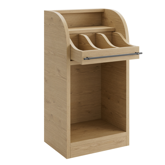 LEA | Besteckschrank | B:H 55 x 105 cm | Eiche | Soft-Close