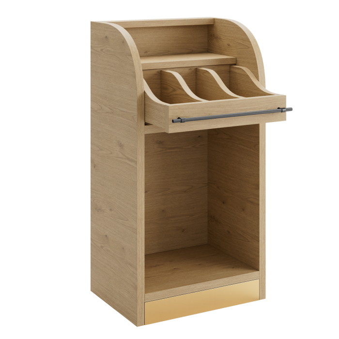 LEA | Besteckschrank | B:H 55 x 105 cm | Eiche | Soft-Close